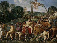 GG 216  GG 216, Moses van Wtenbroeck (ca.1590/1600 - vor 1647), Der Triumphzug des Bacchus, 1627, Leinwand, 125 x 206 cm